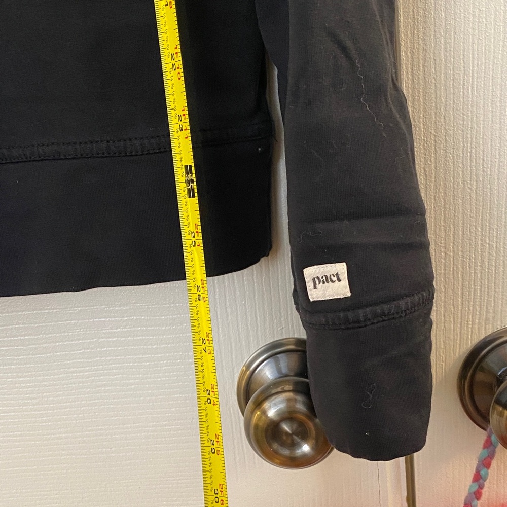 Pact Women's Black Sweatshirt - Picture 8 of 9